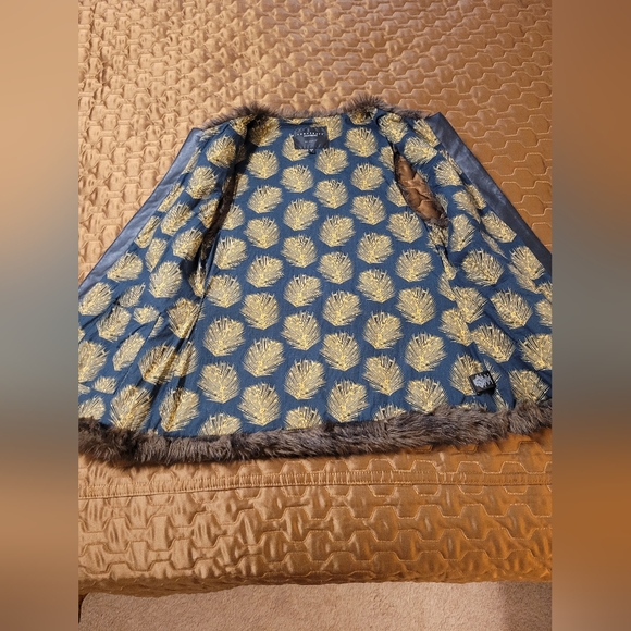 Sanctuary Brown Lightweight Faux Fur Vest, Size: S - Picture 5 of 7